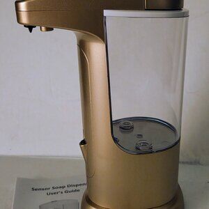 Touchless Automatic Liquid Soap Dispenser for Bathroom or Kitchen, Gold